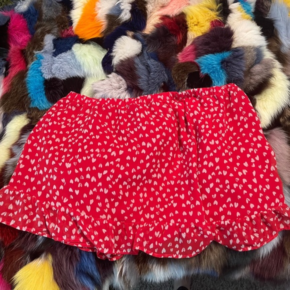 Victoria’s Secret Red White Heart Print Cami Short Pajama Set Size Large! - Picture 2 of 2